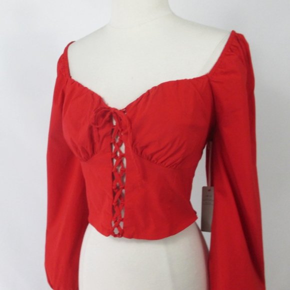 Off The Shoulders Corset Top L - Picture 4 of 9